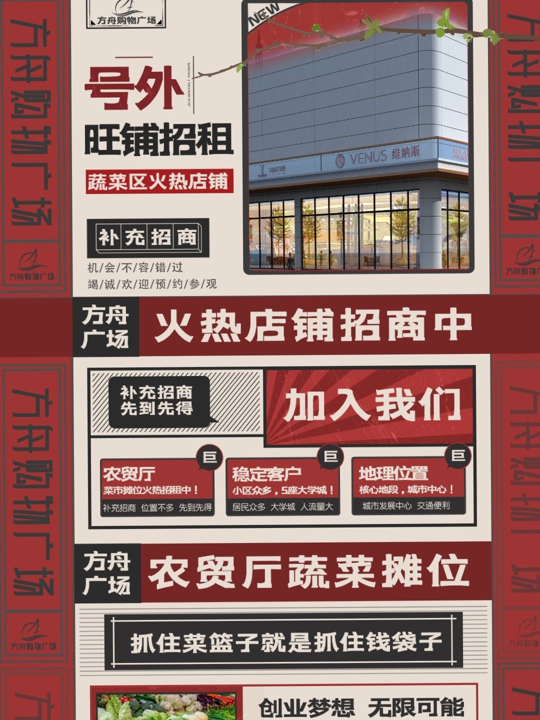 农贸市场招租