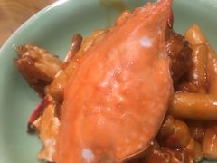 梭子蟹炒年糕-弄堂里(雨花客厅店)