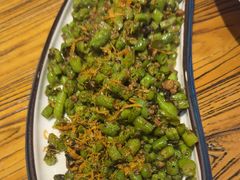 榄菜肉沫四季豆-一盏明灯全素斋(殊像寺店)