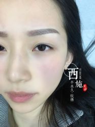 -西施无菌半永久纹绣眉眼影唇轻增发纹发际线