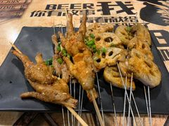 卤鸡爪-老味烧烤(园林路店)