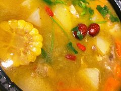 清汤羊肉煲-绿茶餐厅(华联万柳店)