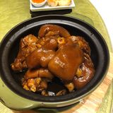 全部是虾肉，弹牙，说明虾很新鲜，配上甜辣酱