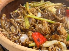 生啫牛肉-天宝食坊·啫啫煲大排档(西华路店)