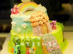 -咖咖熊蛋糕定制·蓝风车动物奶油