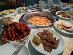 -绿岛港轩海鲜烤肉涮锅自助餐厅