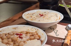 土红糖酒酿冰豆花