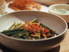 小炒秋葵-小大董·烤鸭(凤凰汇店)