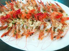 蒜蓉开边蒸九节虾-蚝专家(北滘店)