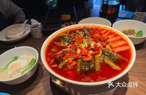 Liu's Fresh Chili Eel and Blood Sausage Hot Pot