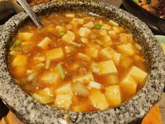 石锅鸡汤豆腐-绿茶餐厅(崇文门新世界店)