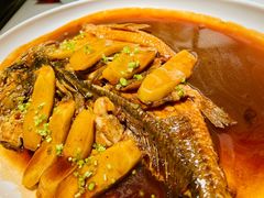 深海黄鱼年糕-径山十八道·风味民间菜(杭州总店)