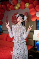 -桃子造型婚纱礼服(凤起广场店)
