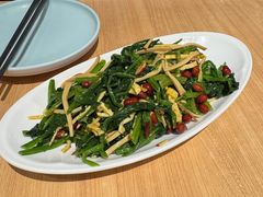 鸡蛋干拌菠菜-宏状元现熬粥·京味菜(三里河店)