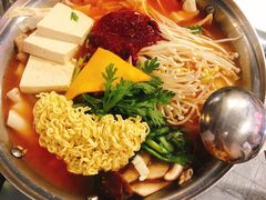 部队锅加芝士-富乐满韩国正宗炸鸡韩国料理(虹泉路店)