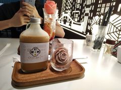 冠军玫瑰冰奶茶-柠檬树茶餐厅(海雅缤纷城店)