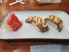 雪花牛肉寿司-V Bar海景扒房(北海湾惠龙万达嘉华酒店)