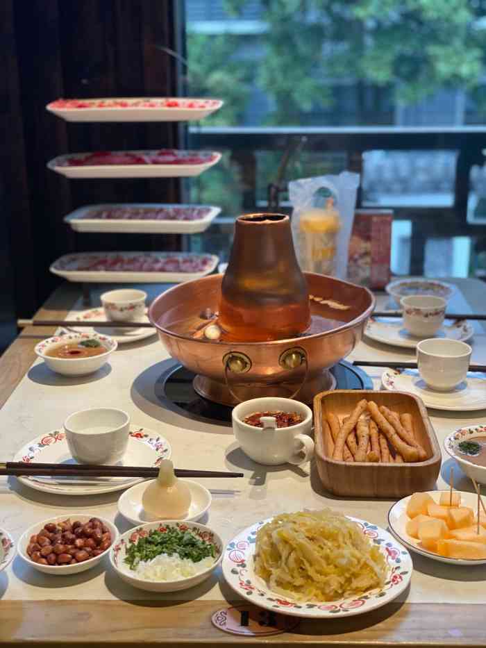 东门口老北京爆肚涮肉(老门东店)-"橙v套餐来的,说来惭愧四人餐给我们