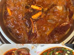 红汤带皮羊肉-二钳洞庭虾蟹·江湖菜(成都鹭岛店)