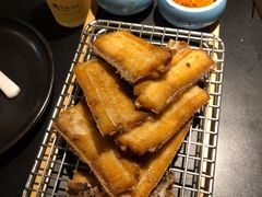 干炸带鱼-老头儿真传-老头儿油爆虾·1987杭州烟火味(湖滨银泰in77D区店)