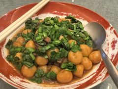 春韭牛肉烧珍珠土豆-悦湖公馆