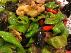 辣椒炒羊网-格日勒阿妈蒙古厨房(大召店)