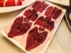 手切鲜羊上脑肉-清真·鸦儿李记·涮肉(花市店)