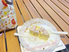 -芒果与甜纯动物奶油蛋糕&甜品台定制
