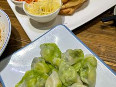 鲜虾韭菜鸡蛋水饺-三姐妹餐厅(曲江店)