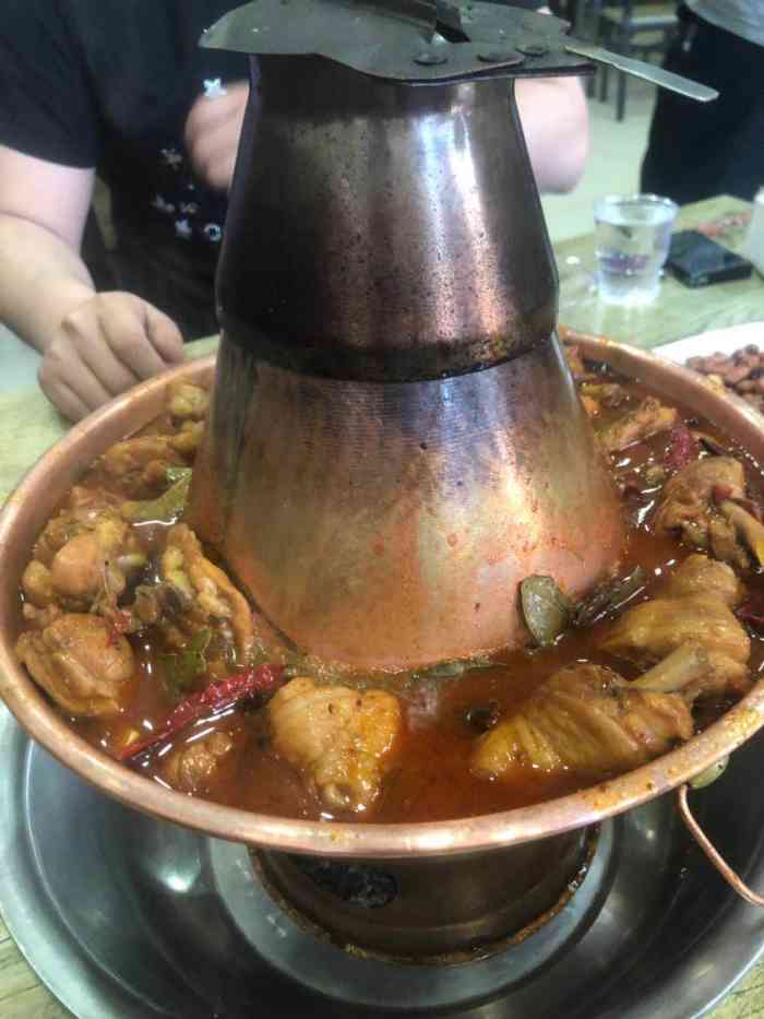 正宗流河超越火锅鸡(杨柳青总店)-"火锅鸡味道挺正宗的,涮菜口感不错