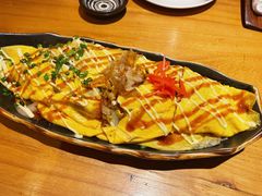 蛋包炒五花肉蔬菜-九州酒场ひこぞう(2号店)
