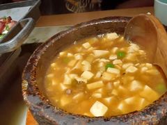 石锅鸡汤豆腐-绿茶餐厅