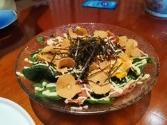 菠菜半熟蛋沙律-希望日本料理(保利香槟花园店)