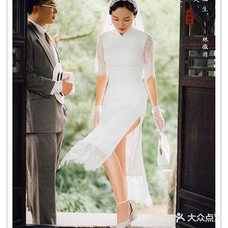 这样的民国风婚纱照♥是你中意的风格吗