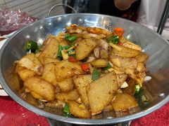 干锅土豆片-中央财经大学-食堂