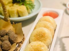 香煎牛肉饼-左庭右院鲜牛肉火锅(浦江欢乐颂店)