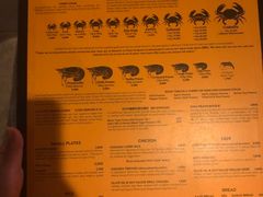 菜单-Ministry of Crab(科伦坡店)