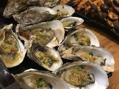 生蚝-路边摊小炉子烧烤