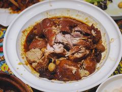 特色肘子-宝轩渔府·老字号海鲜·正宗津菜(水上店)