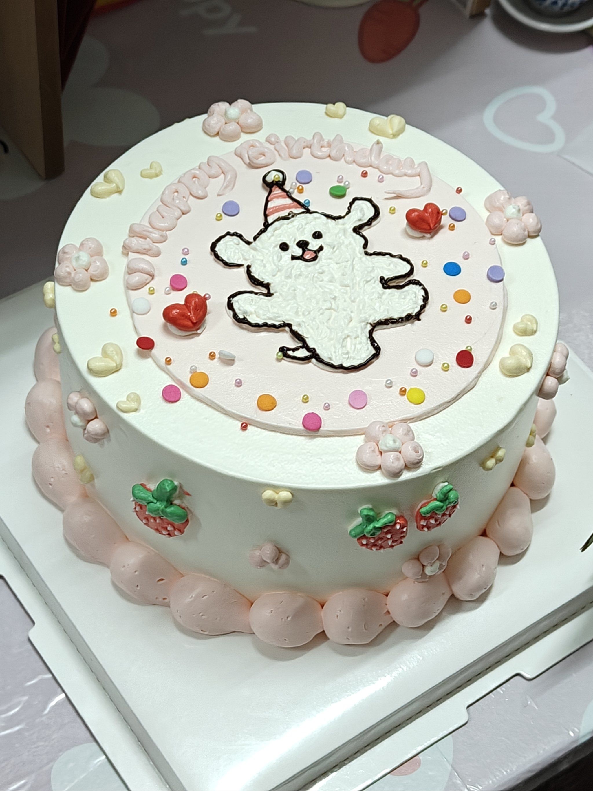 小熊蛋糕 甜蜜满分哦