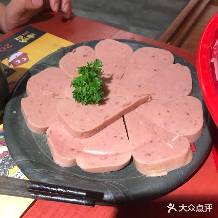 谭鸭血老火锅(龙湖宝山天街店)厚切午餐肉图片