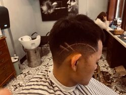 -595barbershop美式油头