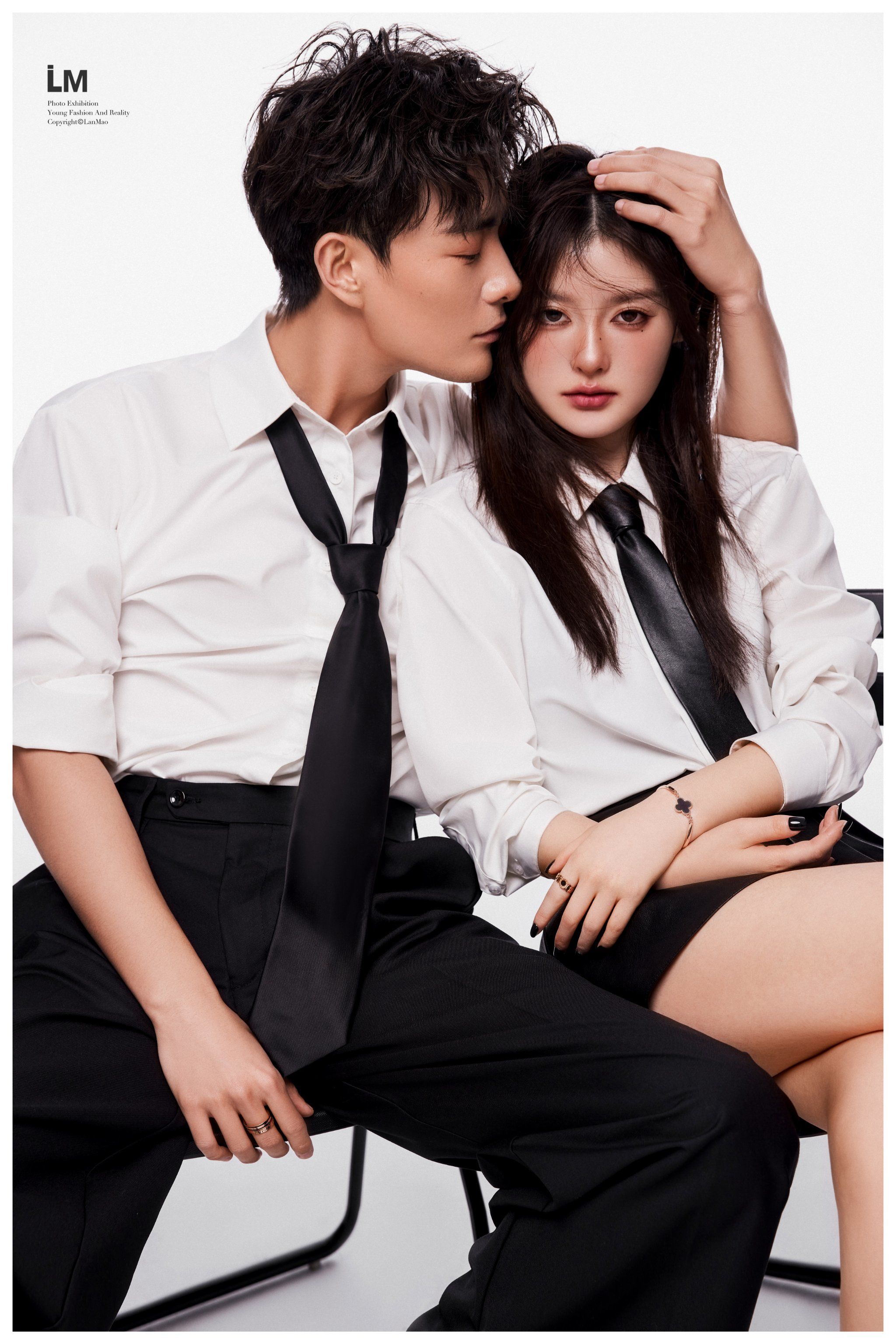 lanmao·甜酷韩杂情侣照