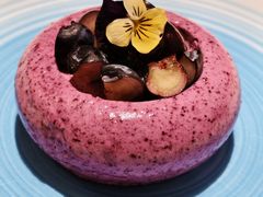 蓝莓慕斯-PARFUM FLORAL花境法餐(南京首店)