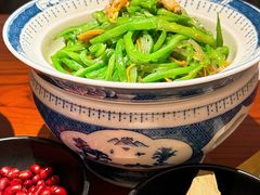 蚬子肉烧扁豆丝-隐厨·中国菜馆(三里屯T+MALL店)
