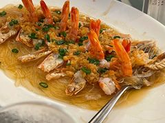 蒜茸蒸黑虎虾-海逸海鲜酒家(古北店)