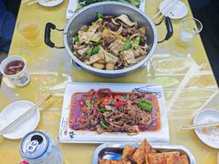 -炕锅羊肉土火锅面片大王