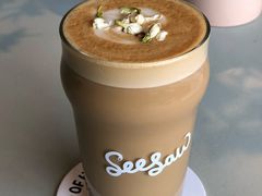 栀子花梨香拿铁-Seesaw Coffee(深圳万象天地店)