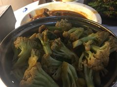 干锅有机花菜-眷江南之小蓝鲸(王府大街店)