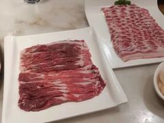 水爆手切精选羊腿肉-京门老爆三·铜锅涮肉 爆肚(望京店)